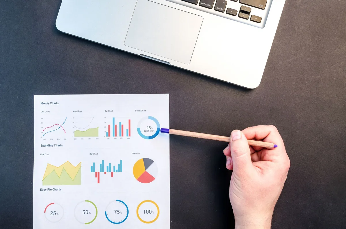 Graphique montrant la distribution des avis et notes clients sur une plateforme